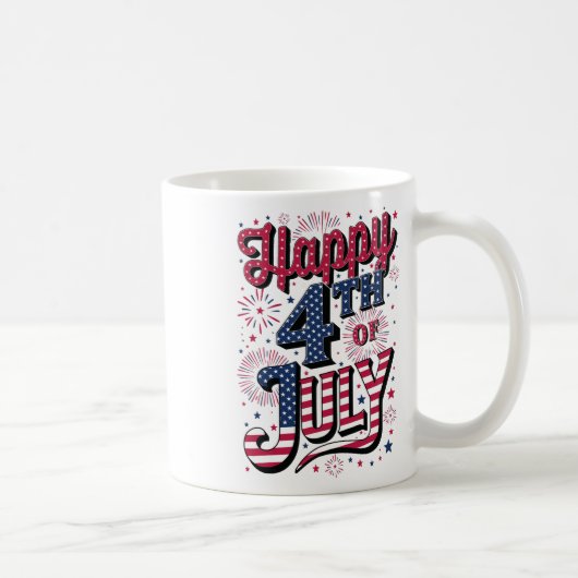 7月4日おめでとう コーヒーマグカップ (右)