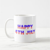 7月4日おめでとう コーヒーマグカップ (左)