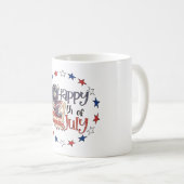7月4日おめでとう コーヒーマグ コーヒーマグカップ (正面右)