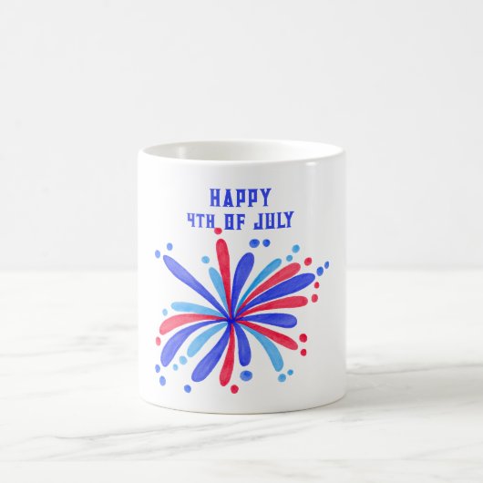 7月4日おめでとう コーヒーマグ コーヒーマグカップ (中央)