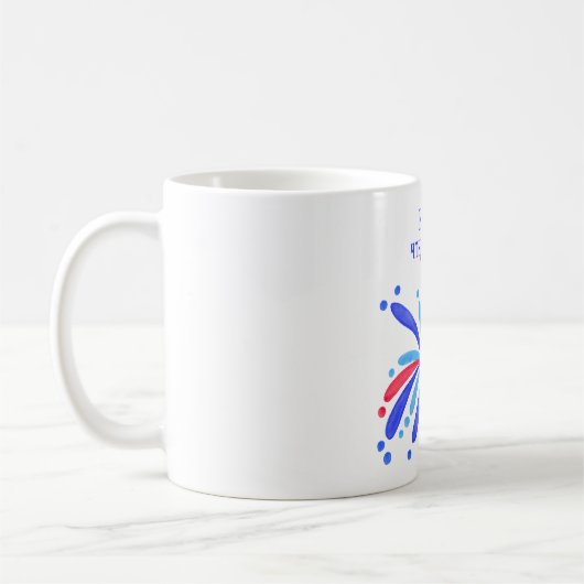 7月4日おめでとう コーヒーマグ コーヒーマグカップ (左)