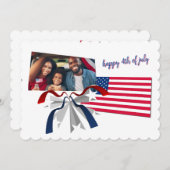 7月4日おめでとう シーズンカード (正面/裏面)