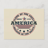 7月4日おめでとう シーズンポストカード (正面)