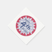 7月4日おめでとう スタンダードカクテルナプキン (角)