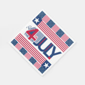 7月4日おめでとう スタンダードランチョンナプキン (角)