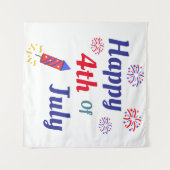 7月4日おめでとう タペストリー (正面(横))