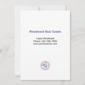 7月4日おめでとう |ビジネス用予算カードに感謝 サンキューカード (裏面)