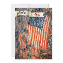 7月4日おめでとう。ファインアートカスタムフラットカード