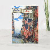 7月4日おめでとう。ファインアートカスタム シーズンカード (正面)