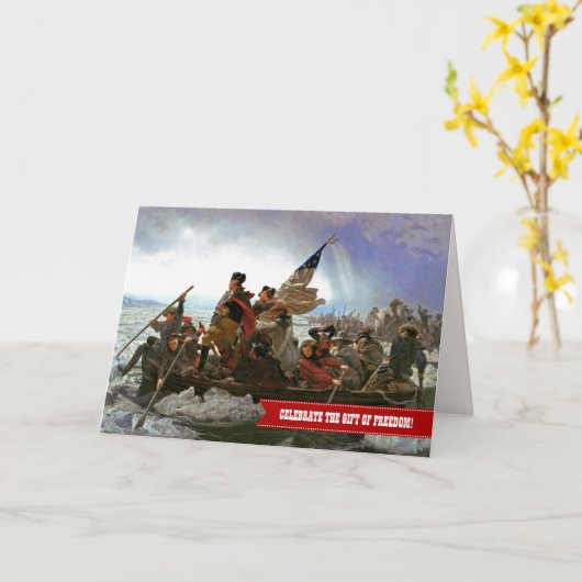 7月4日おめでとう。ファインアート カード (黄色い花)