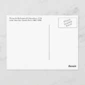 7月4日おめでとう。ファインアート ポストカード (裏面)