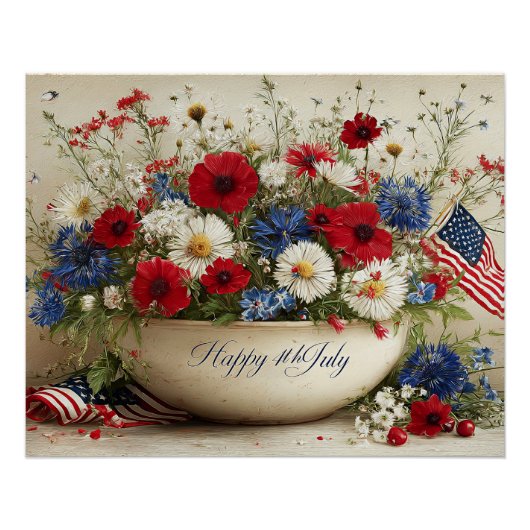 7月4日おめでとう ポスター (正面)