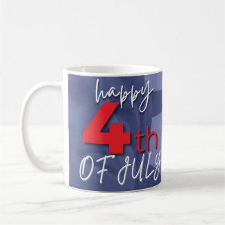7月4日おめでとう マグカップ|アメリカ独立記念日 コーヒーマグカップ
