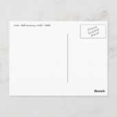 7月4日おめでとう。ヴィンテージのピンアップ ポストカード (裏面)