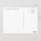 7月4日おめでとう。ヴィンテージのピンアップ ポストカード (裏面)