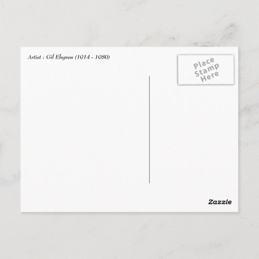 7月4日おめでとう。ヴィンテージのピンアップ ポストカード (裏面)