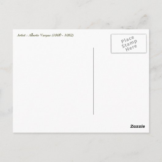 7月4日おめでとう。ヴィンテージのピン留めデザインはがき ポストカード (裏面)