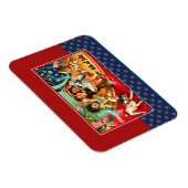 7月4日おめでとう。ヴィンテージ マグネット (右側)