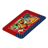 7月4日おめでとう。ヴィンテージ マグネット (左側)