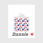 7月4日おめでとう/独立記念日 シール (シート)