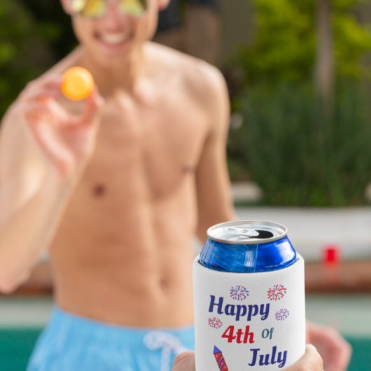 7月4日おめでとう 缶クーラー