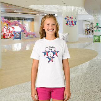 7月4日おめでとう "自由の鐘を鳴らそう" Tシャツ