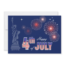 7月4日おめでとう。自由・花火の女神