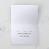 7月4日おめでとう。街並みと花火 カード (内部)