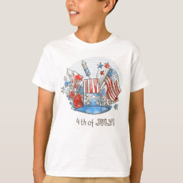 7月4日おめでとう Tシャツ