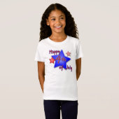 7月4日おめでとう Tシャツ (正面フル)