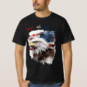 7月4日おめでとう Tシャツ (正面)