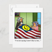 7月4日おもしろいはがき 案内ポストカード (正面/裏面)