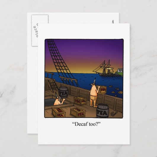 7月4日おもしろいはがき 案内ポストカード (正面/裏面)