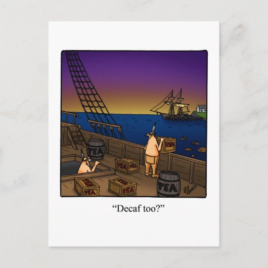 7月4日おもしろいはがき 案内ポストカード (正面)