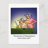 7月4日おもしろいはがき 案内ポストカード (正面)