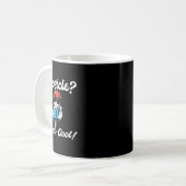 7月4日おもしろいアイスクリームアメリカ国旗 コーヒーマグカップ (正面左)