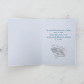 7月4日おもしろいカード愛国的テディベア カード (内部)