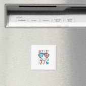 7月4日おもしろいパーティー1776年4日 マグネット (インサイチュ (食洗機))