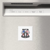 7月4日おもしろい体育館の裸おもしろい権 マグネット (インサイチュ (食洗機))