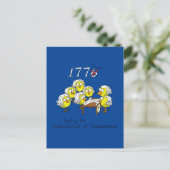 7月4日おもしろい独立宣言 ポストカード (スタンド正面)