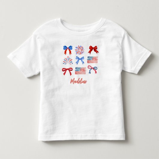 7月4日お子様Tシャツ トドラーTシャツ (正面)