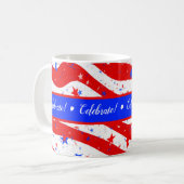 7月4日お祝いコーヒーマグ  コーヒーマグカップ (正面左)