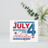 7月4日お祝い招カスタマイズ待-! 招待状 (スタンド正面)