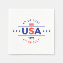 7月4日お祝い紙ナプキンス