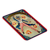 7月4日お祝い – アンクル・サム、 マグネット (右側)