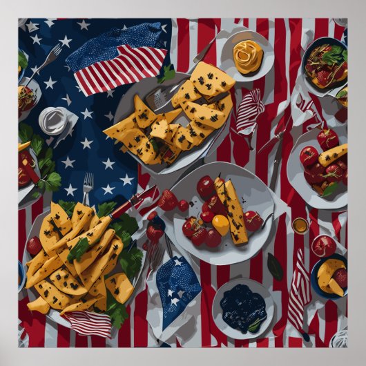 7月4日お祝い ポスター (正面)