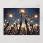 7月4日お祝い ポストカード (正面)