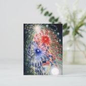 7月4日お祝い ポストカード (スタンド正面)