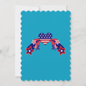 7月4日お祝い 招待状 (裏面)