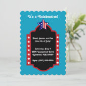 7月4日お祝い 招待状 (スタンド正面)